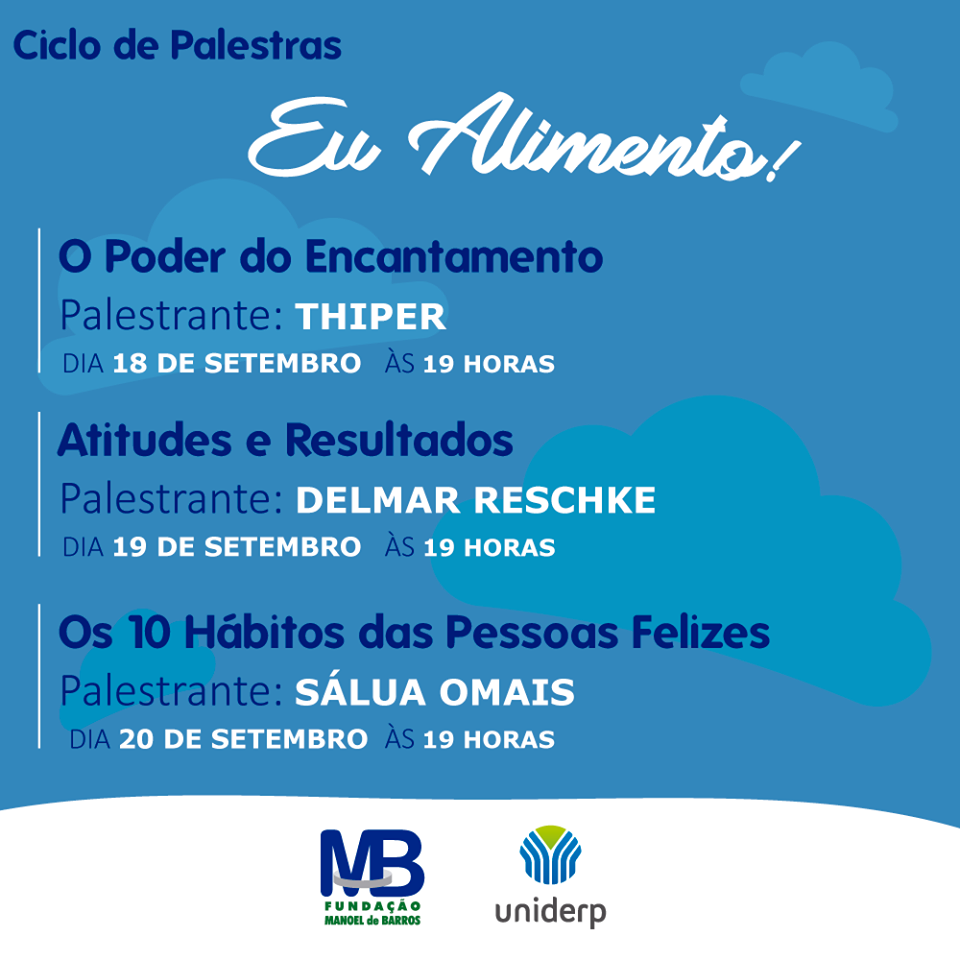 Ciclo de palestras - Fundação Manoel de Barros
