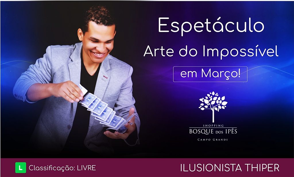 Espetáculo de Mágica promete movimentar Shopping da Capital. 