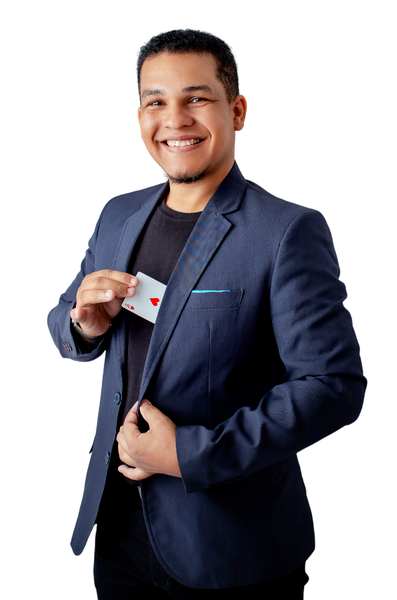 O Mágico Thiper, ilusionista e mágico profissional de Campo Grande MS. Mais de 15 anos de experiência em shows corporativos e eventos de alto padrão.